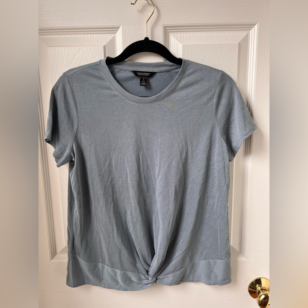 Blue/Gray Sandwash Modal Banana Republic TShirt